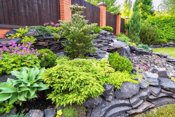 Stone Garden Installation in Clearfield