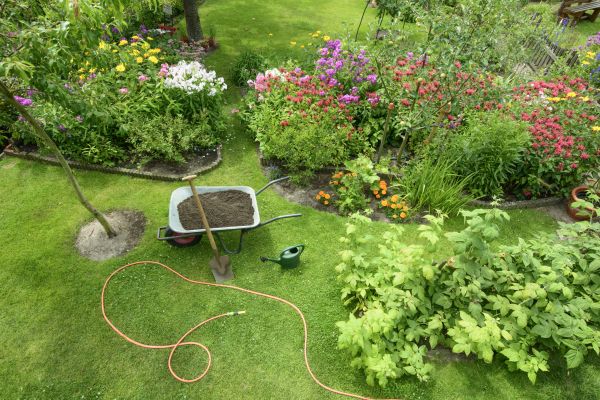 Flower Bed Construction in Clearfield