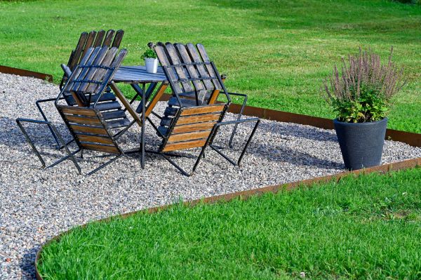 Metal Edging Installation in Clearfield
