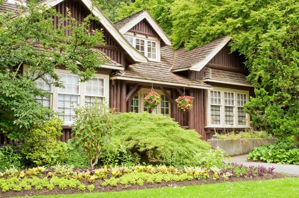 Log Home Landscaping in Clearfield